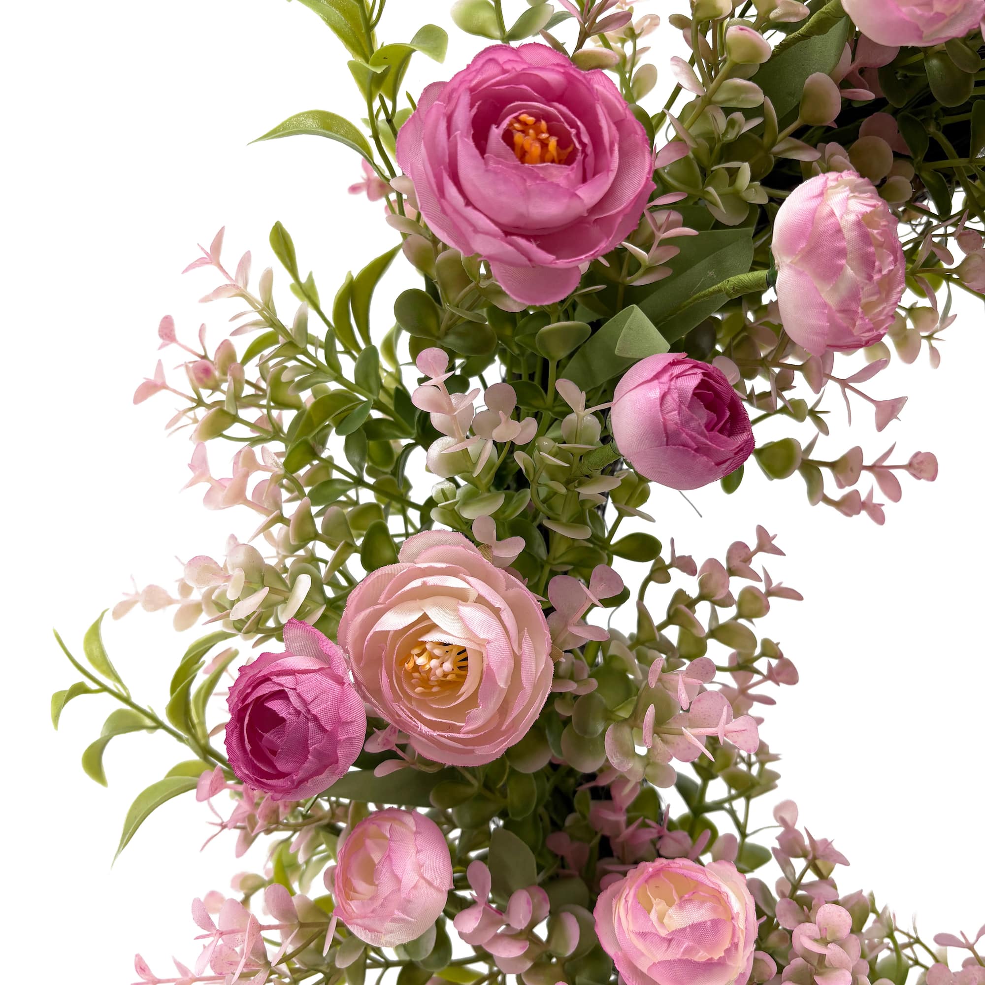 20" Mauve & Dusty Pink Ranunculus & Eucalyptus Wreath by Ashland®